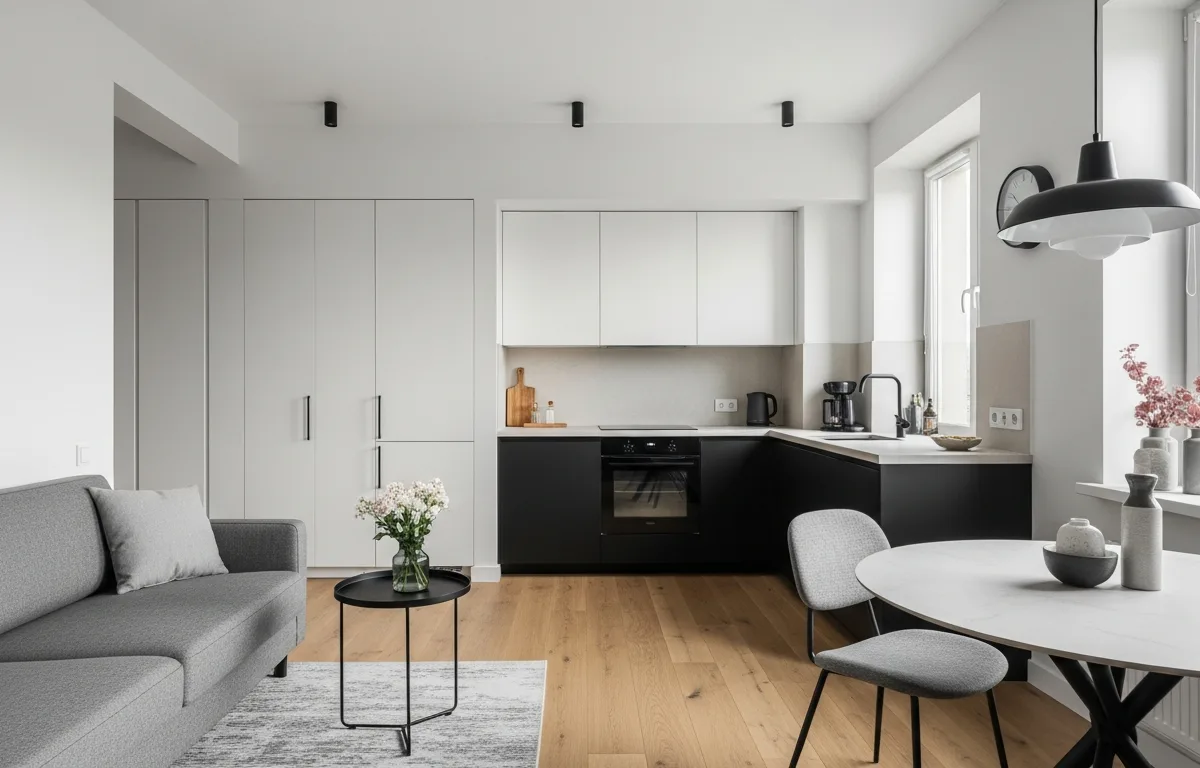 Дизайн однокомнатной квартиры: идеи и решения для маленького пространства — статья от студии ATMOSPHERE