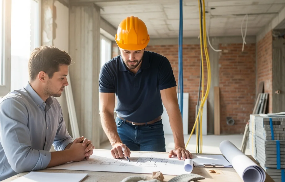 Как выбрать подрядчика для ремонта квартиры: чек-лист — статья от студии ATMOSPHERE