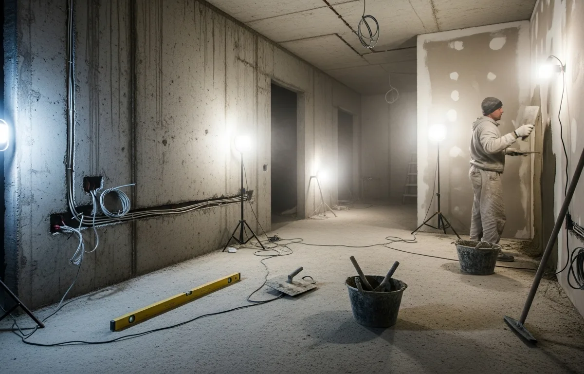 Ремонт новостройки с нуля: полное руководство — статья от студии ATMOSPHERE