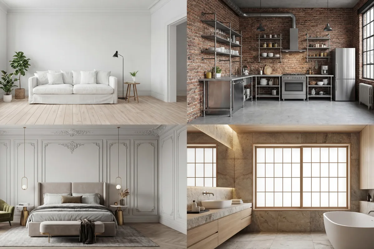 Как выбрать стиль интерьера: гид по популярным направлениям — статья от студии ATMOSPHERE