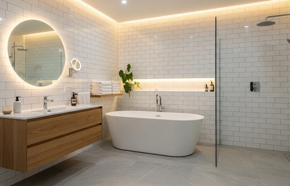 Стоимость ремонта ванной комнаты в 2025 году — статья от студии ATMOSPHERE