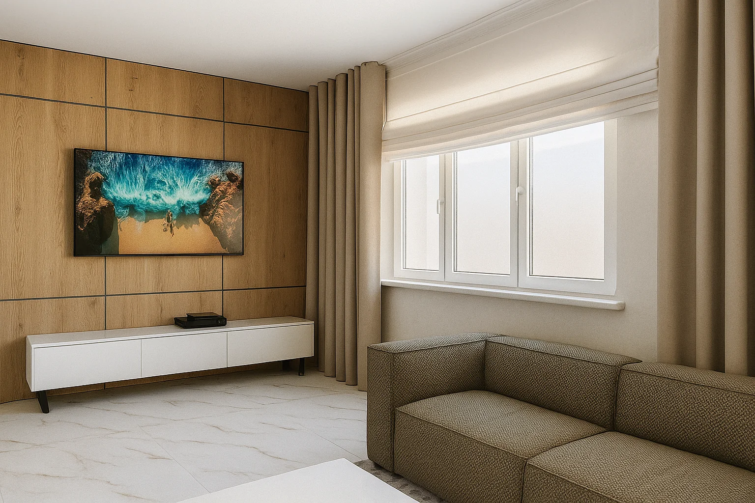 Частный дом в д. Крутая, 120 м², стиль Современный — ATMOSPHERE Нижний Новгород