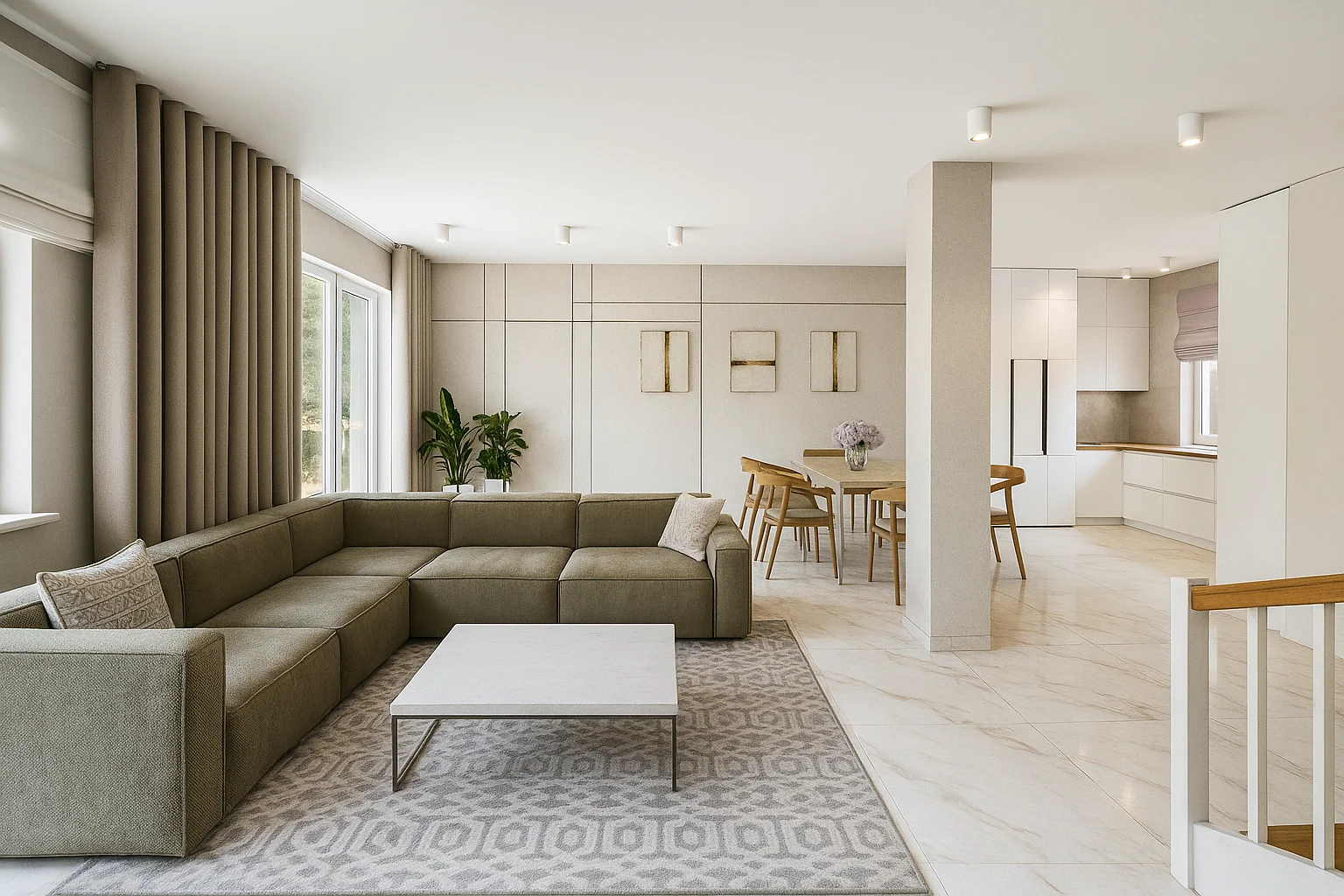 Завершённая гостиная