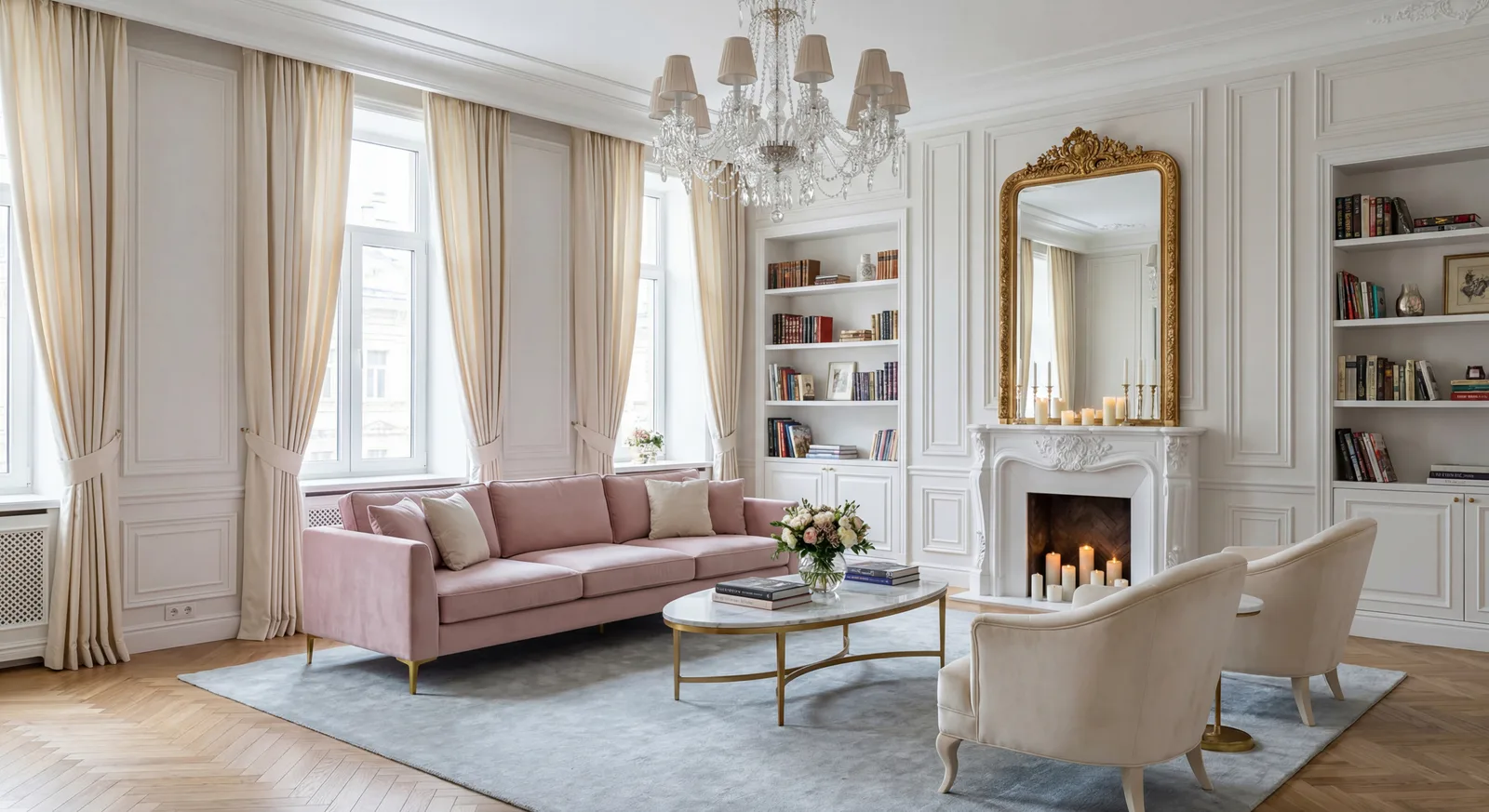 Квартира «Минимализм и пространство», 95 м², стиль Минимализм — ATMOSPHERE Нижний Новгород